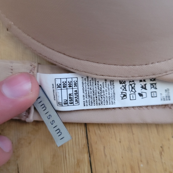 Intimissi bra 36C Simona Super Push-up Bra in Ultralight Microfiber nude Beige - Picture 3 of 3